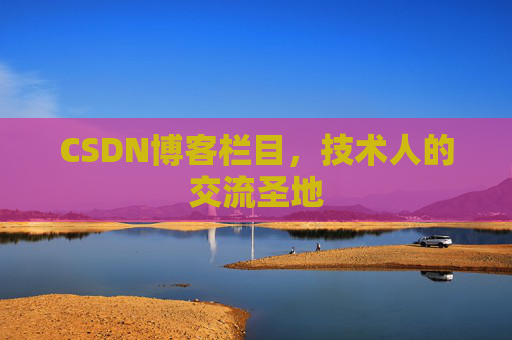 CSDN博客栏目，技术人的交流圣地